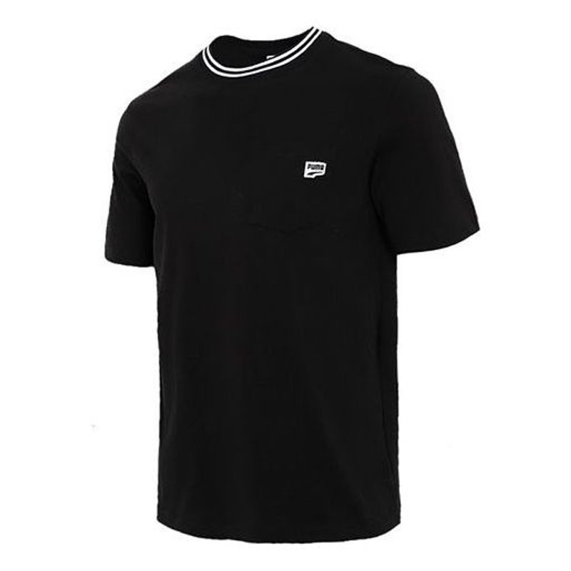 PUMA Downtown Pocket T-Shirt 'Black White' 531432-01 - 1