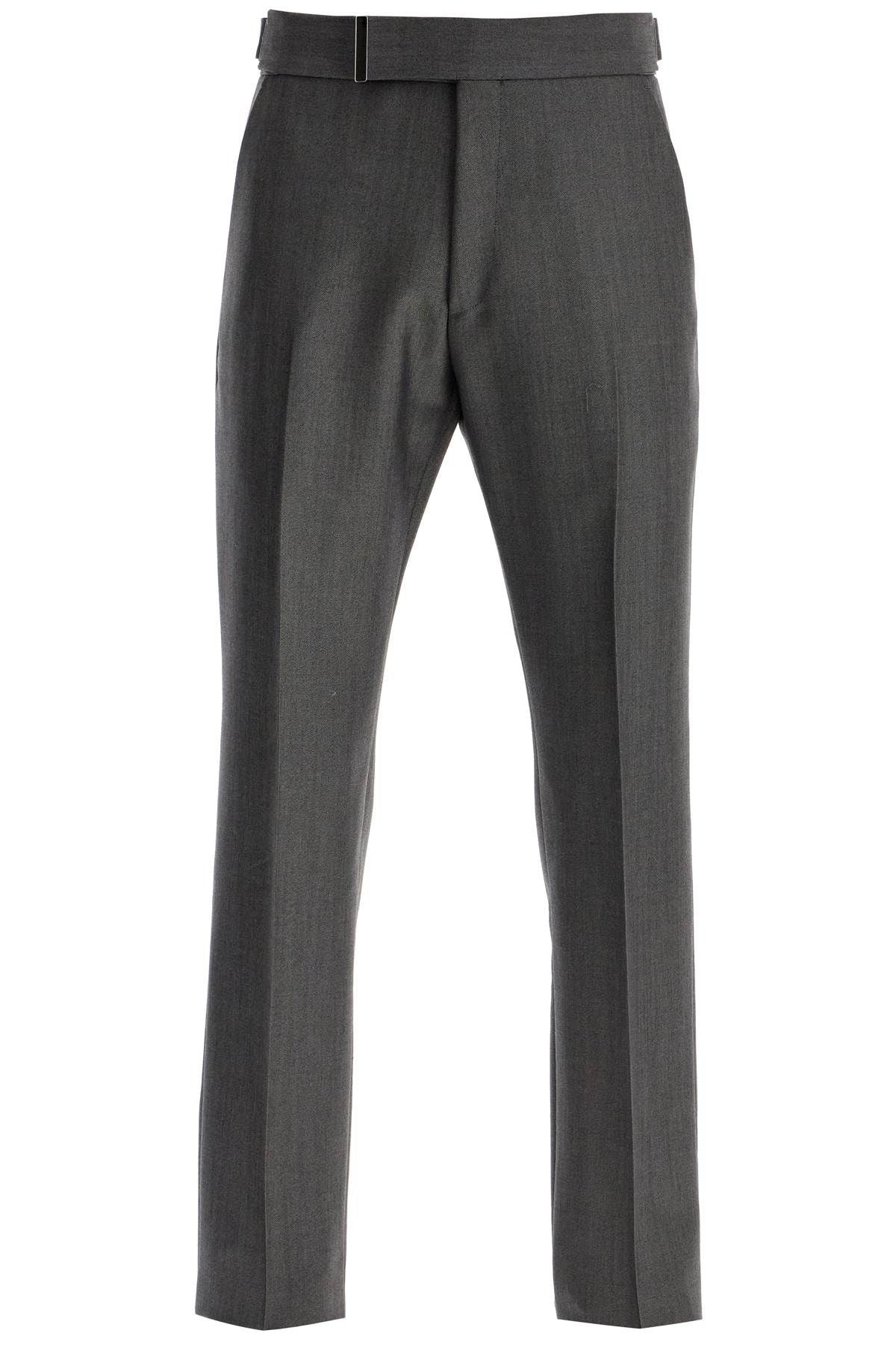 ATTICUS WOOL AND MOHAIR MIKADO TROUSERS - 1