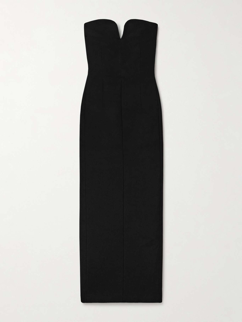 Yao strapless grain de poudre gown - 1