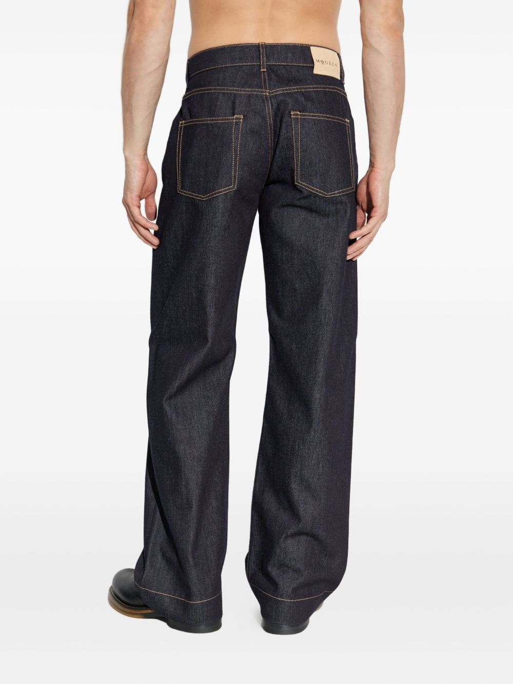 logo-patch jeans - 4