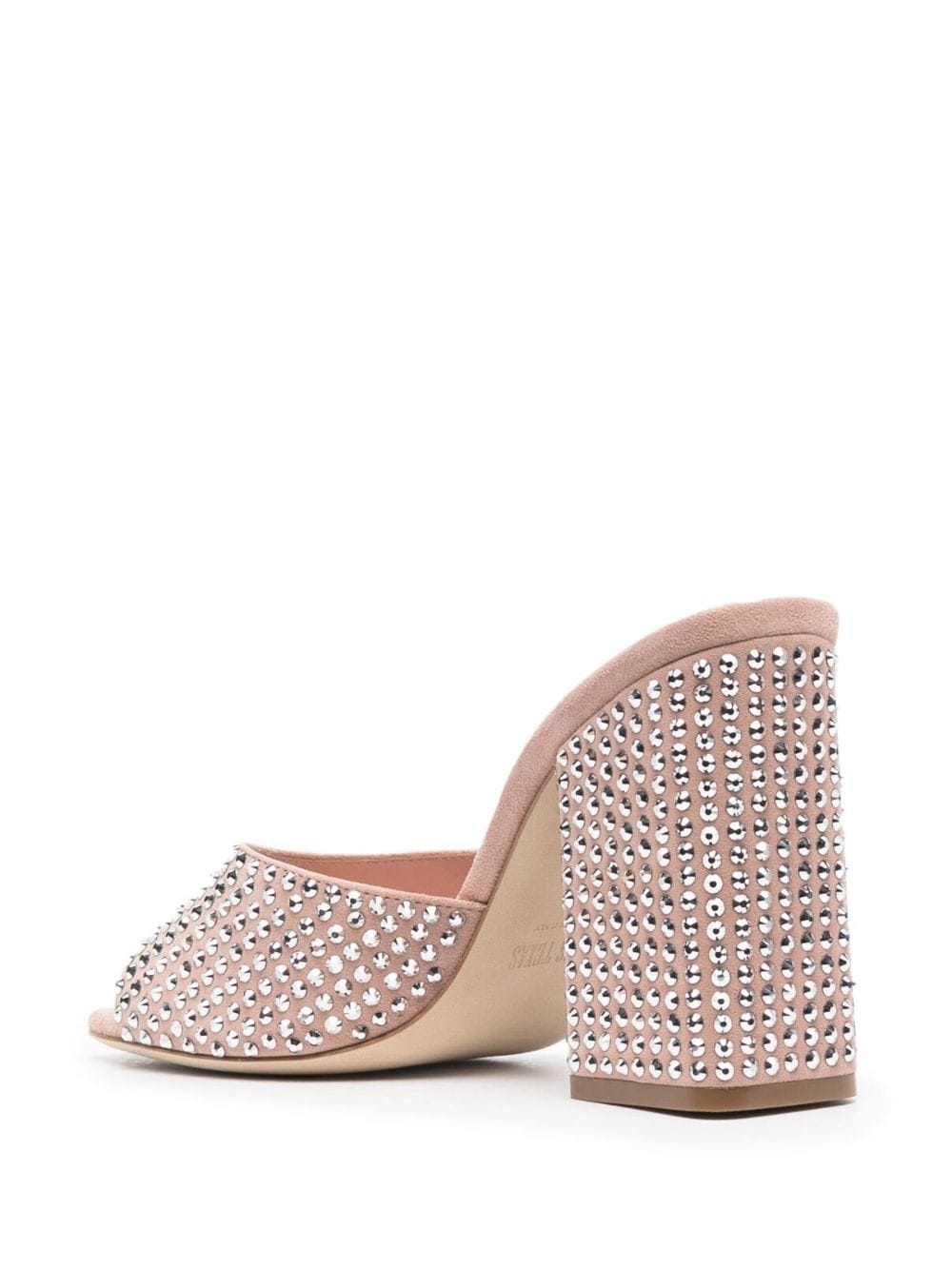 Holly Anja 100mm suede mules - 3