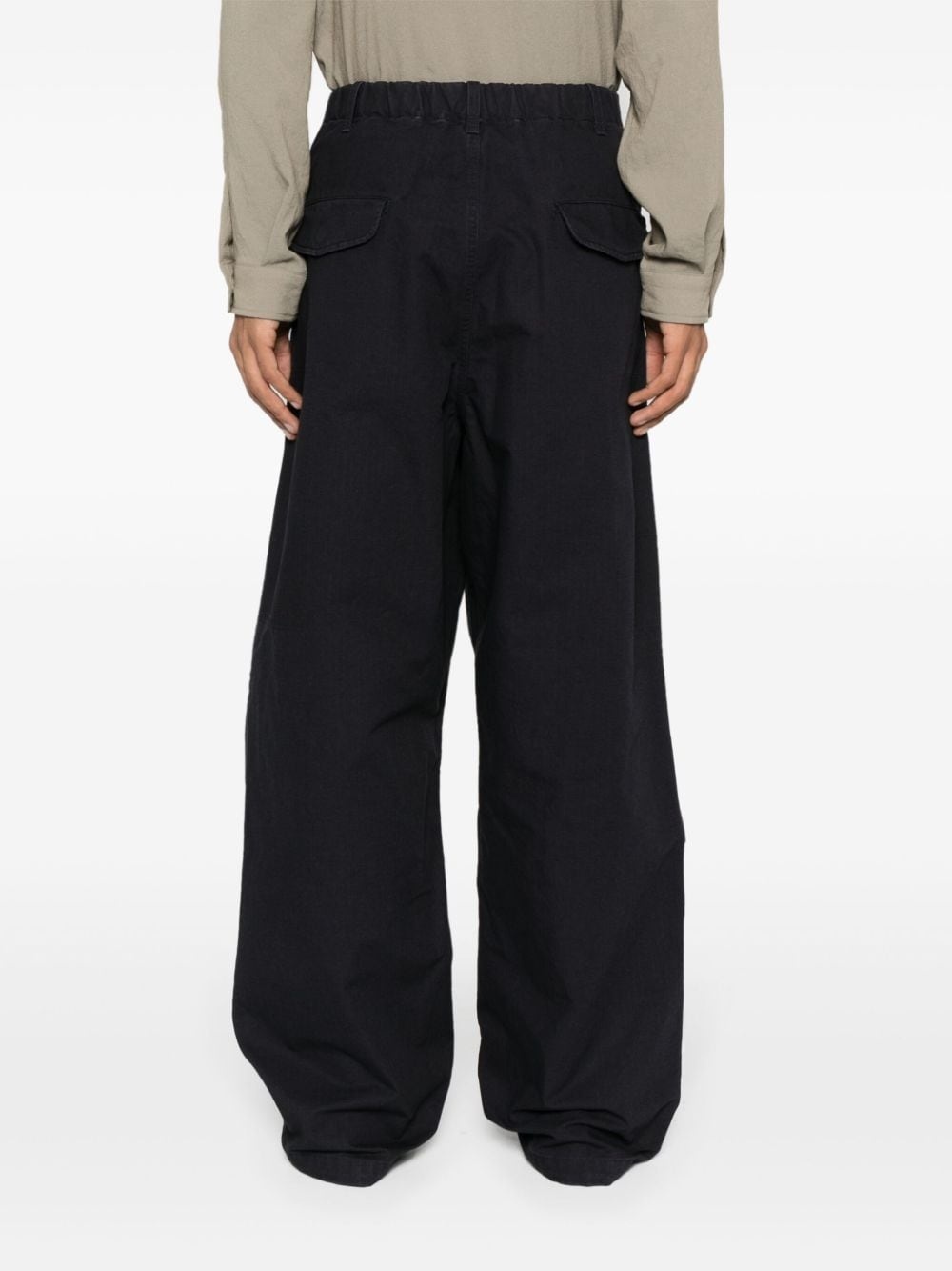 ripstop cotton trousers - 4