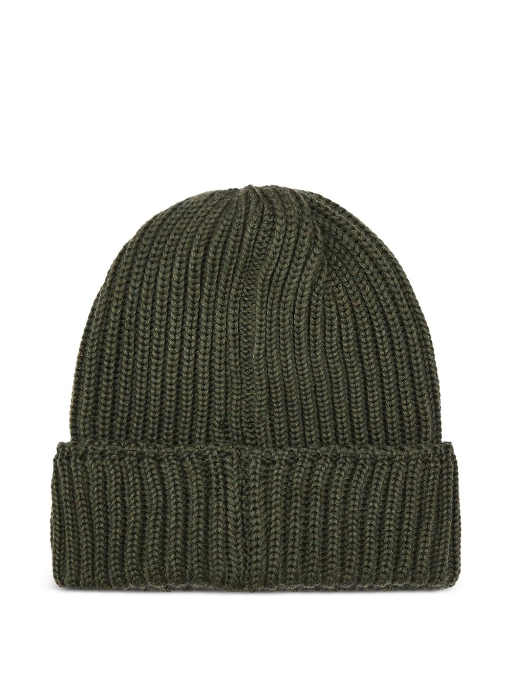 ribbed-knit butterfly-embroidered beanie - 2