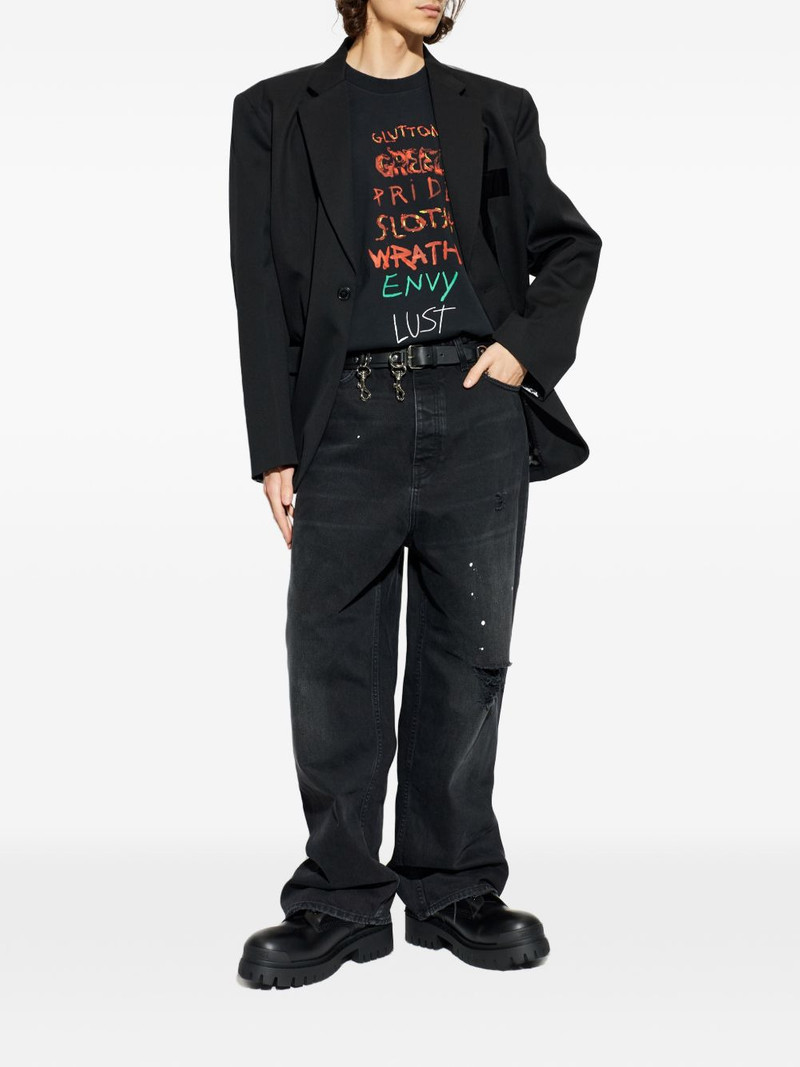 VETEMENTS cross-patch blazer outlook
