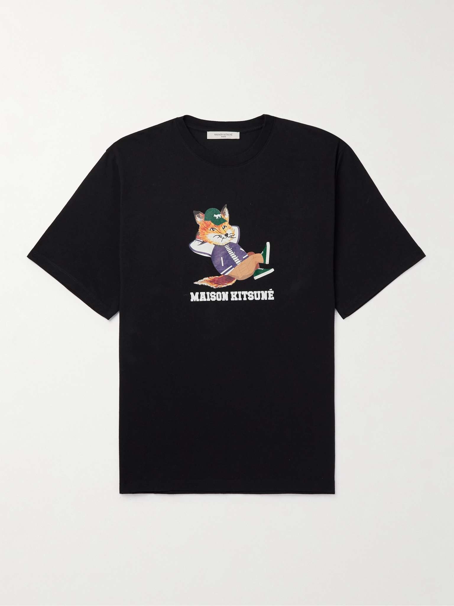 Logo-Print Cotton-Jersey T-Shirt - 1