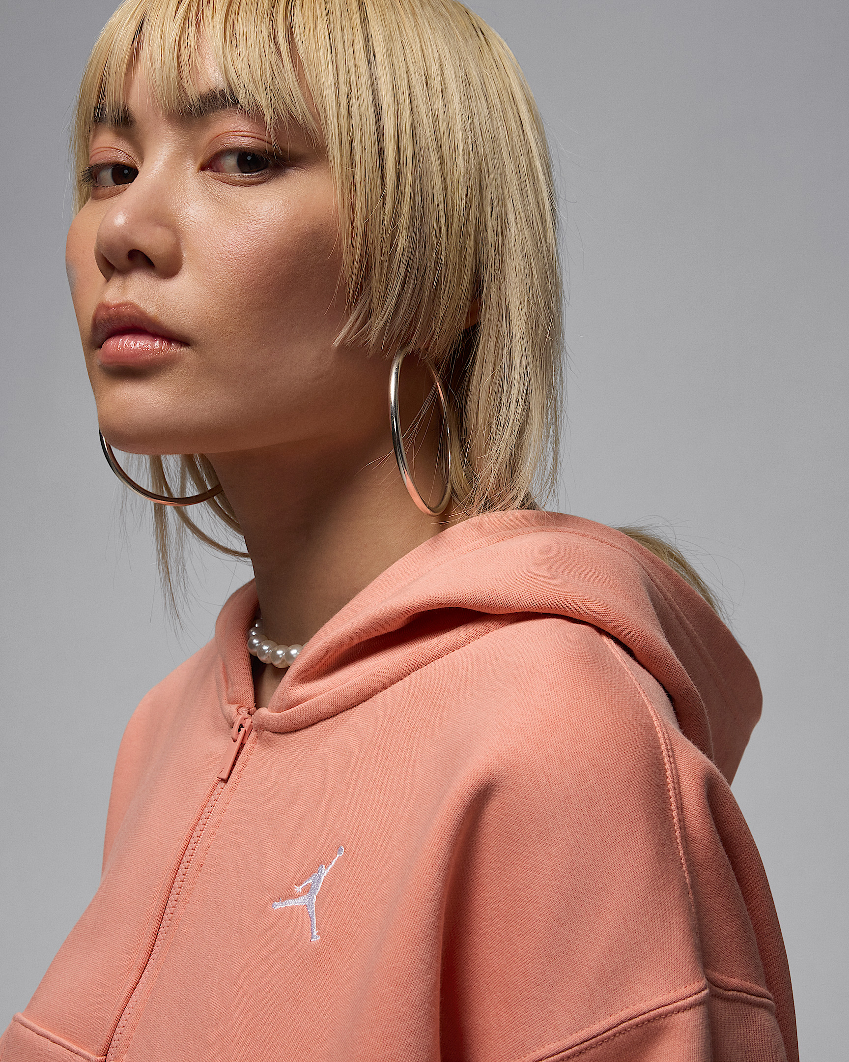 Jordan Brooklyn Fleece Women's Cropped Full-Zip Hoodie - 3