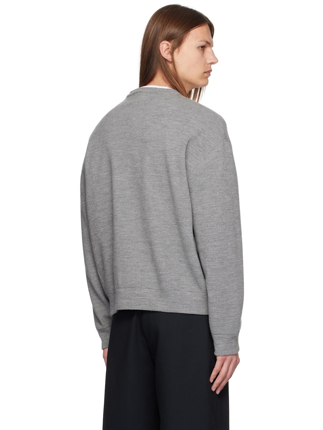 Gray Crewneck Sweater - 3