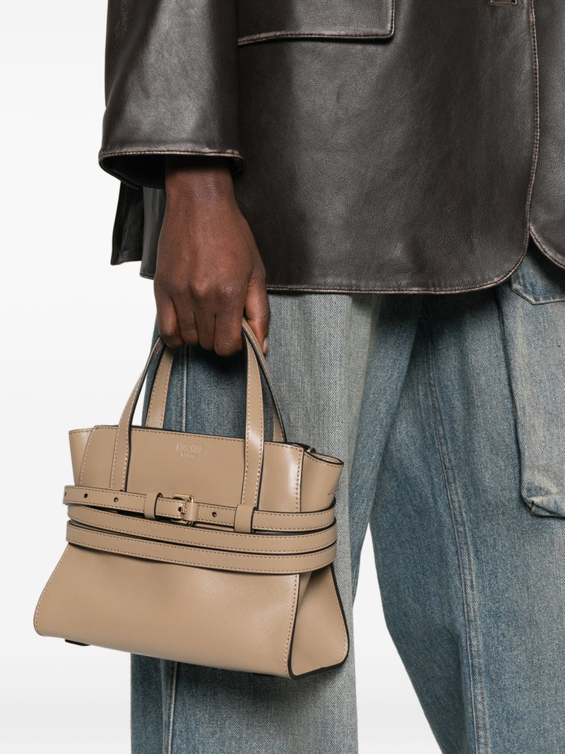 Moschino buckle-strap tote bag outlook