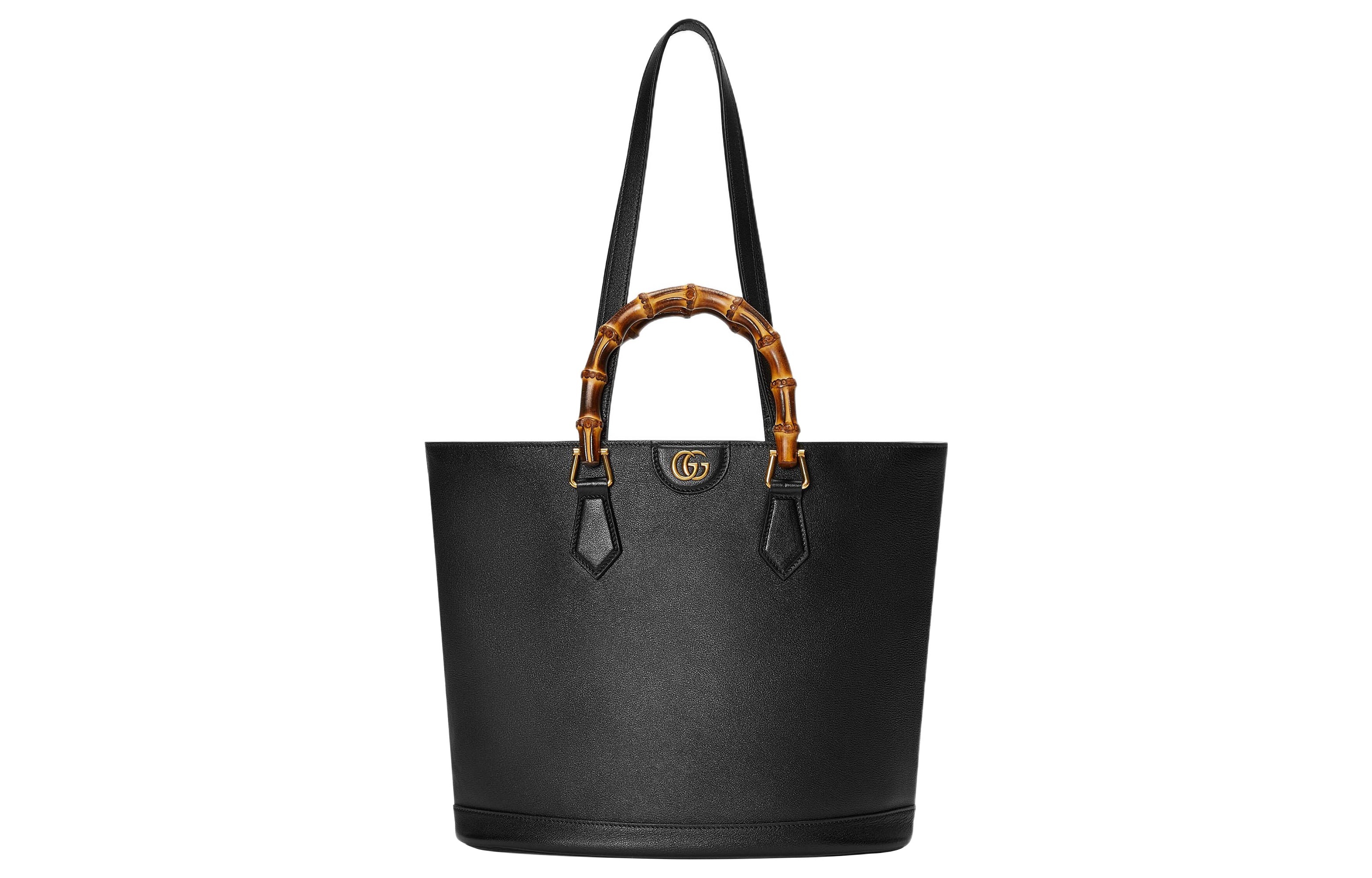(WMNS) Gucci Diana Medium Tote Bag 'Black' 750394-UAAAY-1092 - 2