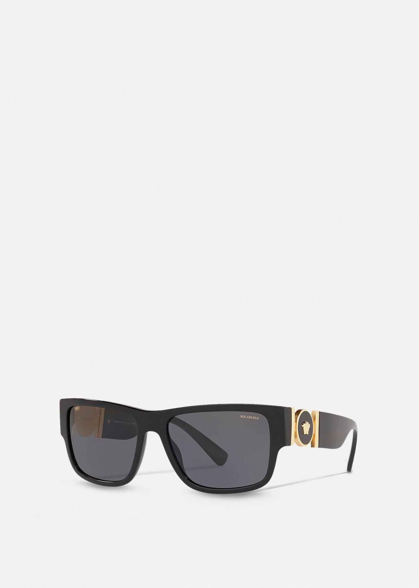 Squared Medusa Medallion Sunglasses - 1