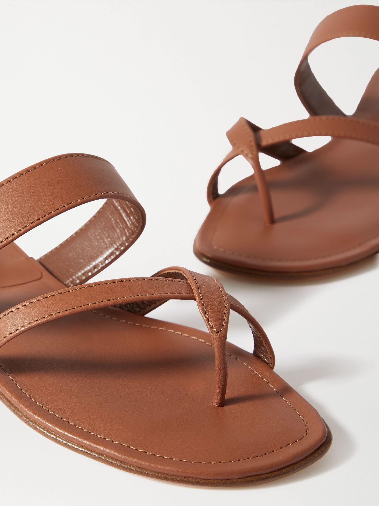 Susa leather sandals Tan - 4