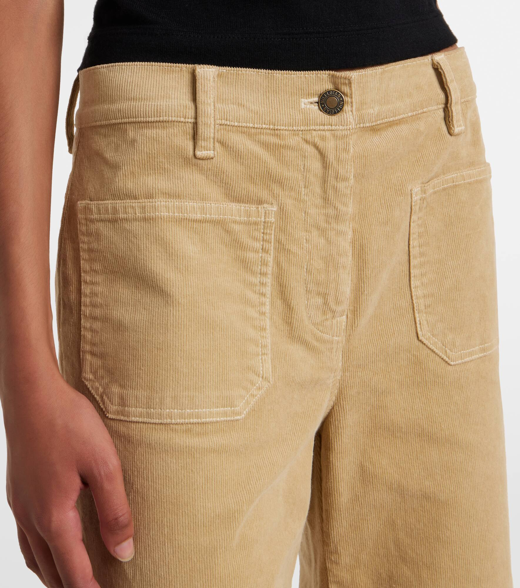 Florence corduroy wide-leg pants - 4