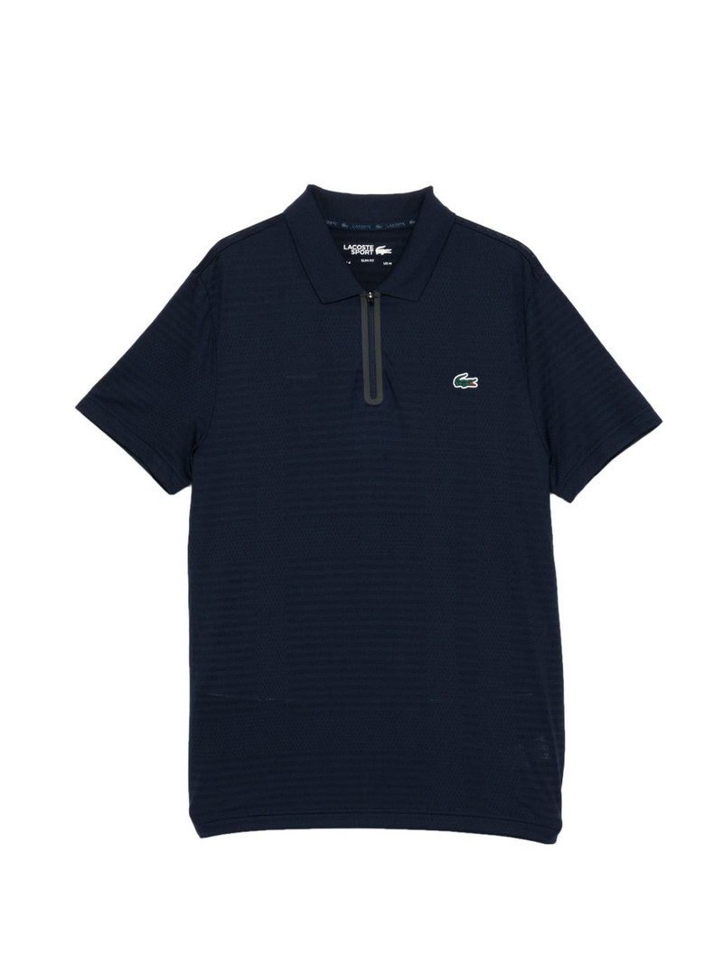 Tennis jacquard polo shirt 1