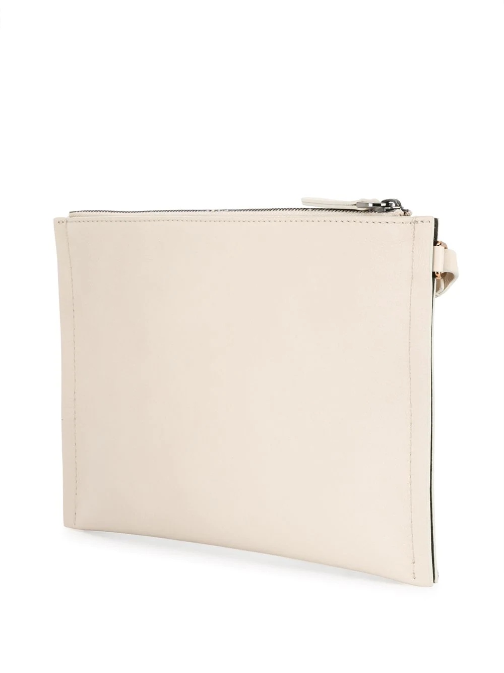 logo zipped clutch - 3