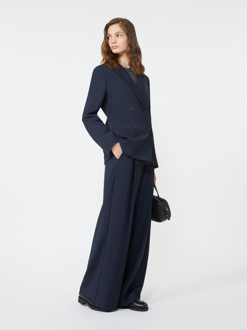 WEEKEND Max Mara ORNATI Double-breasted blazer in wool canvas outlook