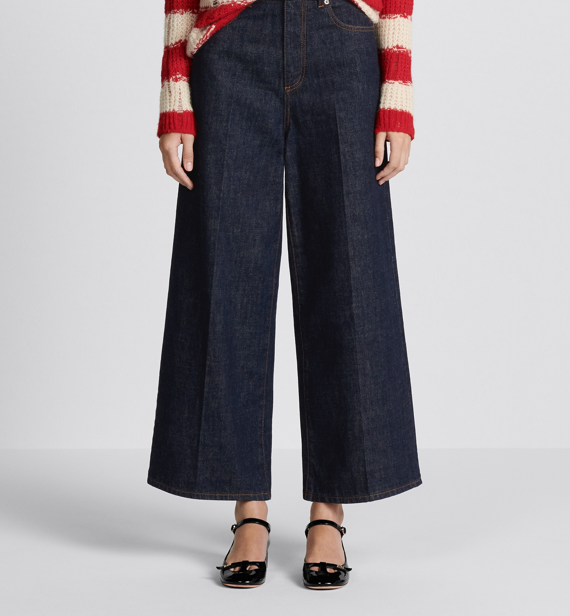 Dior 8 Flared Cropped Jeans, D07 - 2