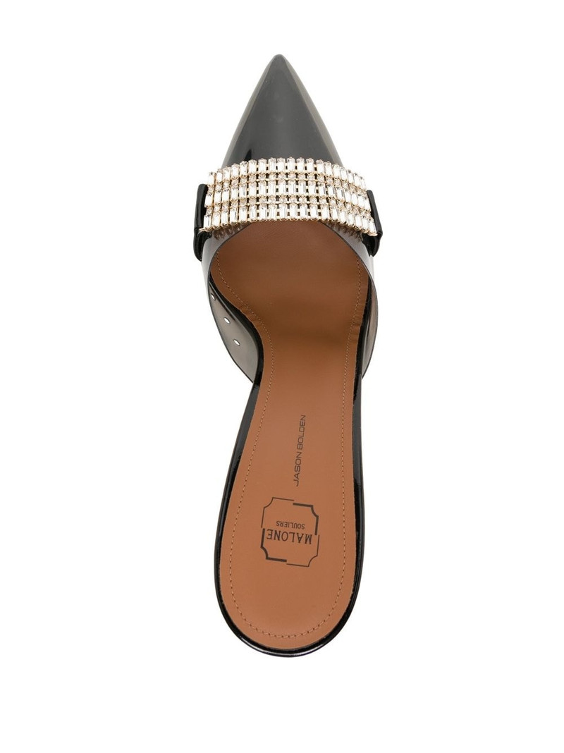 Joelle 90mm leather mules 4