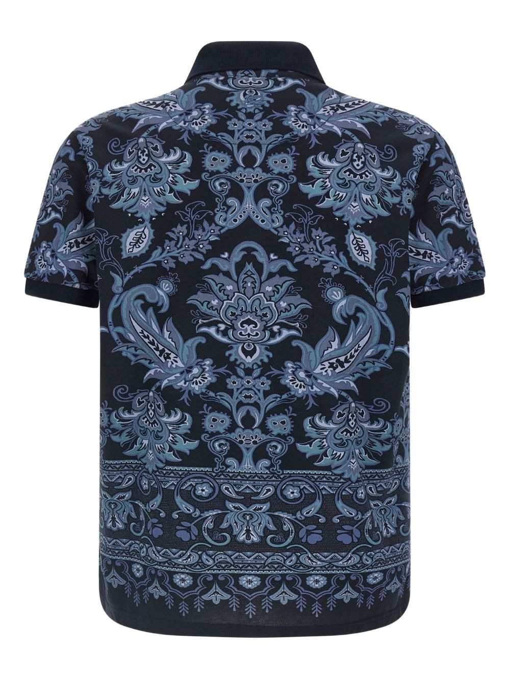 Press paisley geometric print polo shirt - 2
