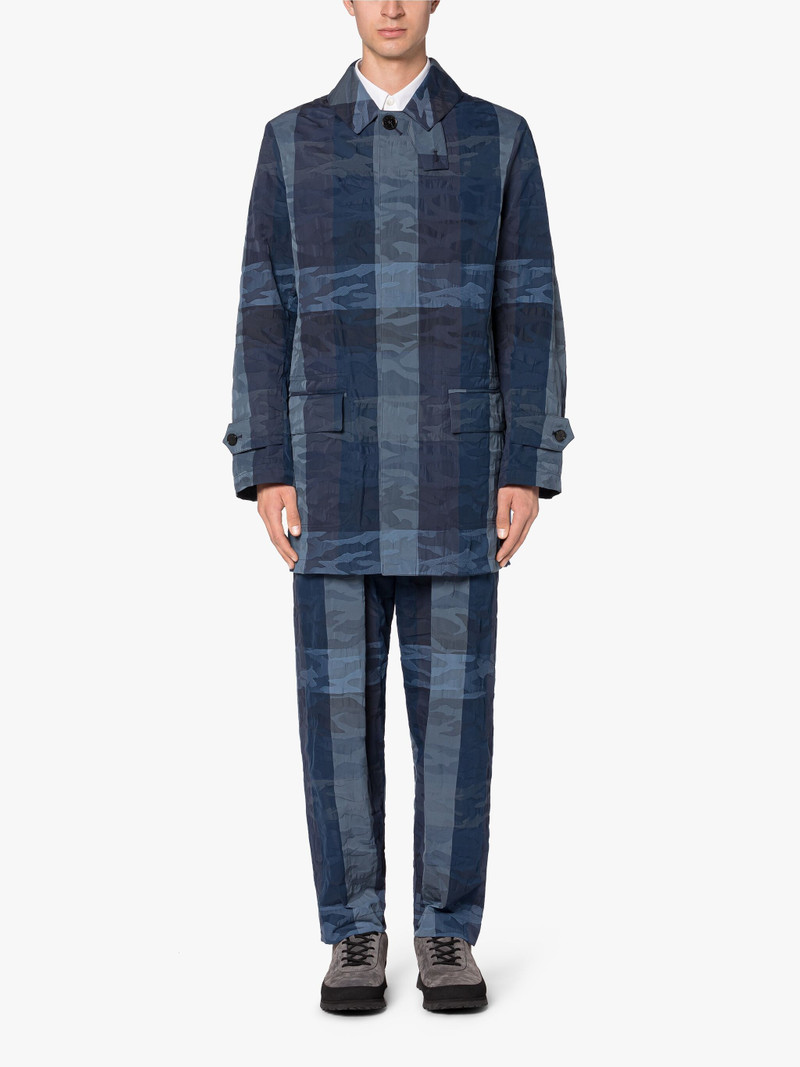 Mackintosh A-LINE TORRENTIAL NAVY CAMO COTTON BLEND RAINCOAT outlook