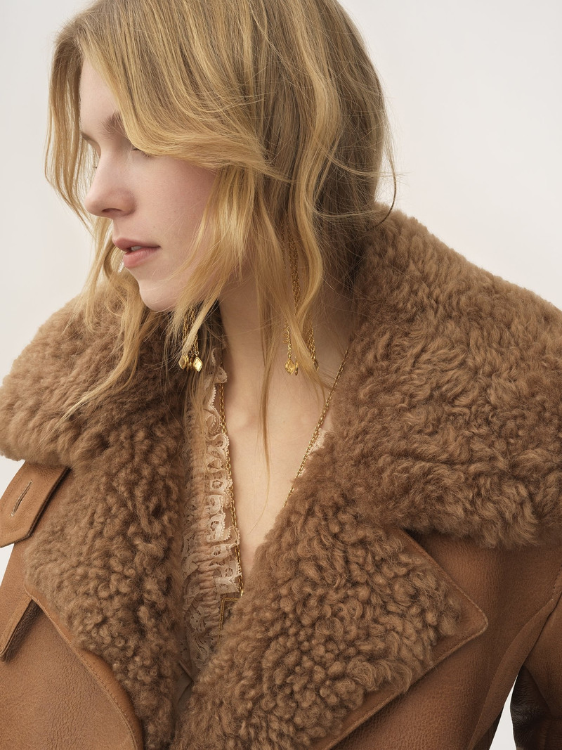 CROPPED BOXY JACKET IN LEATHER 8