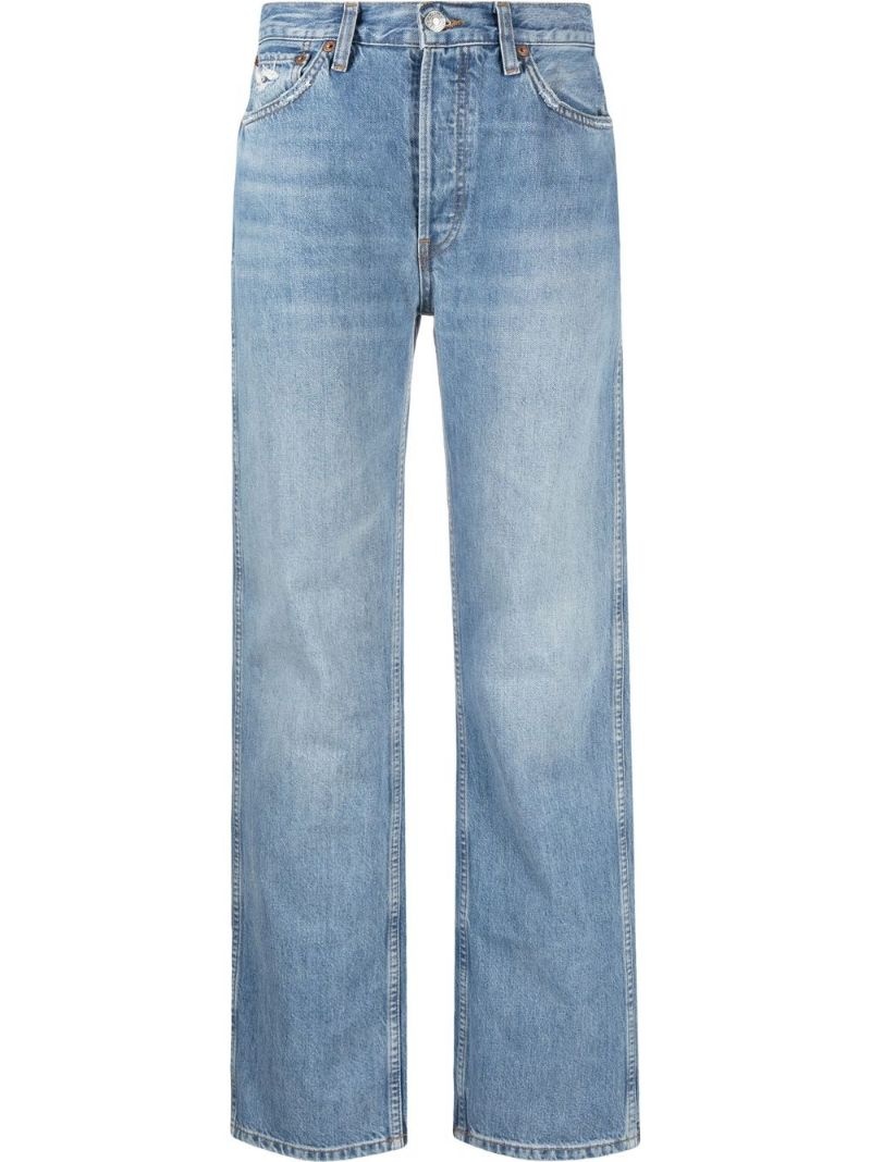 '90s high-rise loose jeans - 1