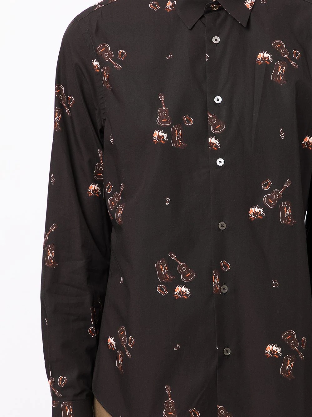 Cowboy Campfire print shirt - 5