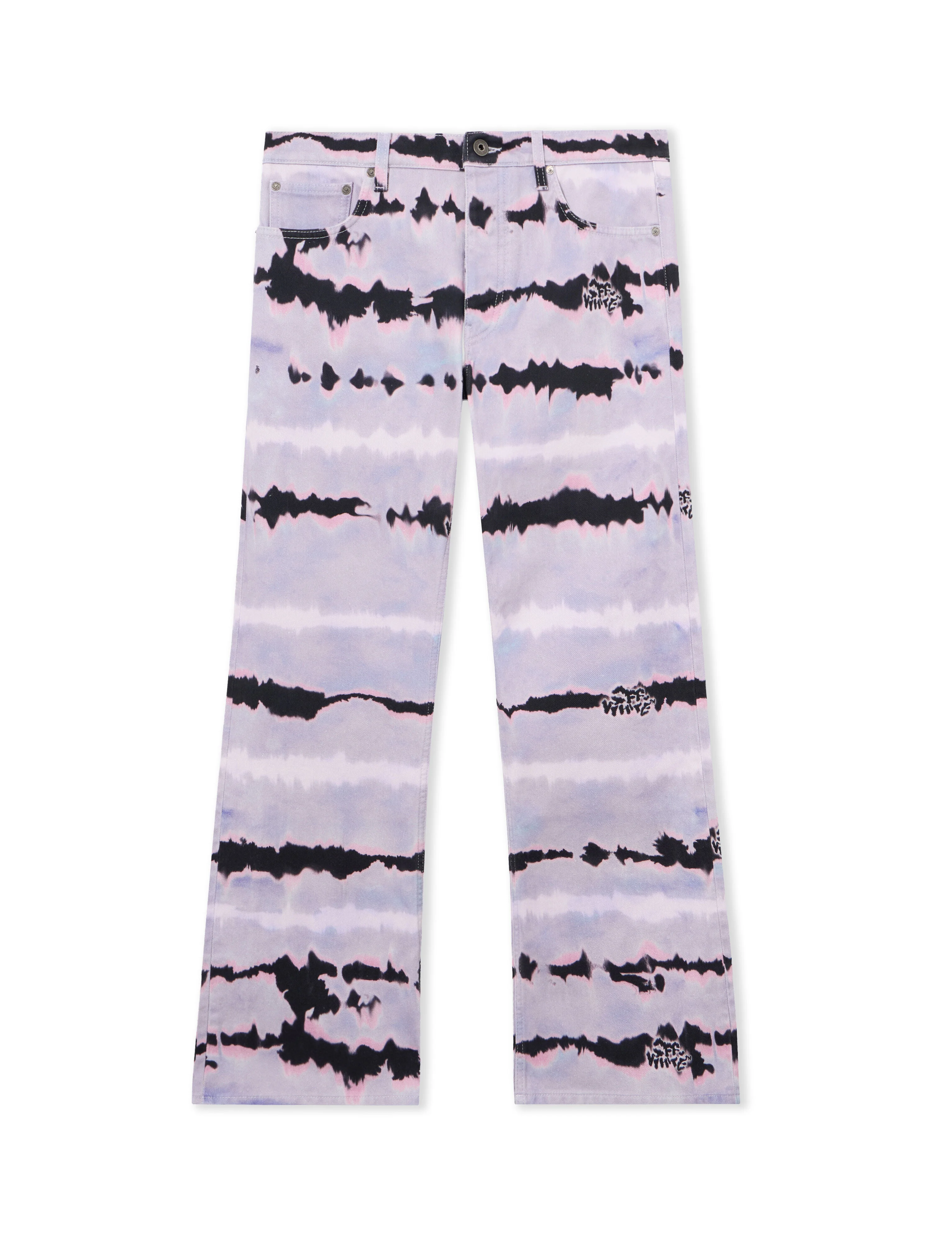 All-over Tie-dye Slim Relax Jeans - 1