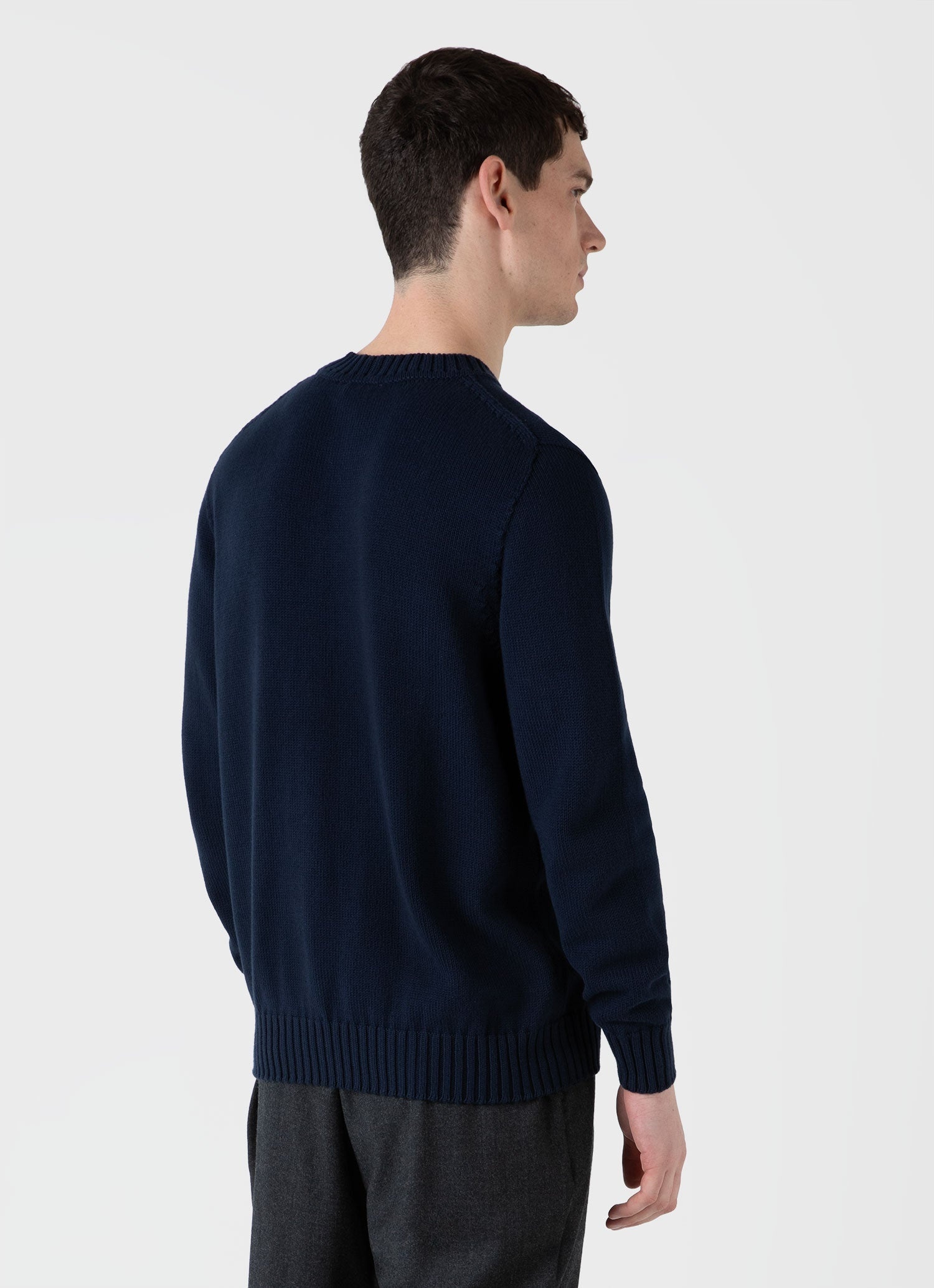 Cotton Crew Neck Jumper - 5