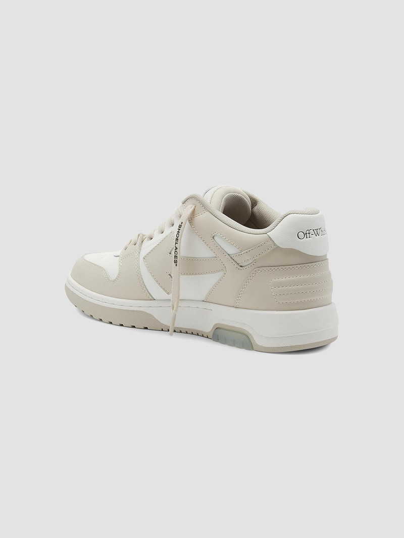 Women's Out Of Office Logo Low-Top Sneakers - White Brown 4