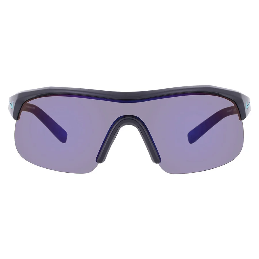 Nike Blue Mirror Shield Men's Sunglasses NIKE SHOW X1 DX6520 010 58 - 1