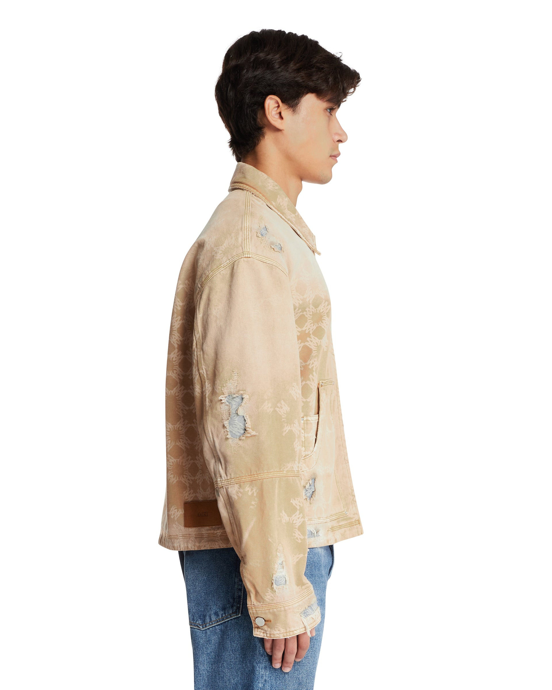 Beige Work Jacket - 5