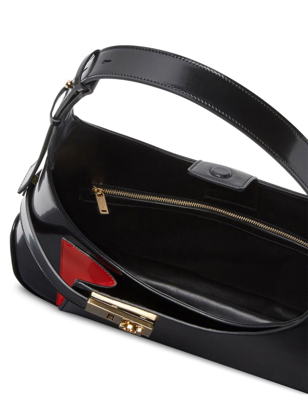 Hobo leather shoulder bag - 5