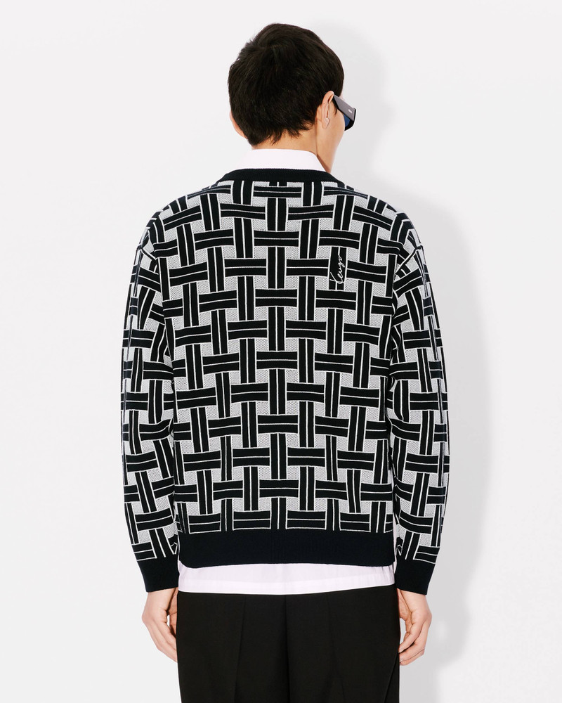 'KENZO Weave' embroidered jumper 4