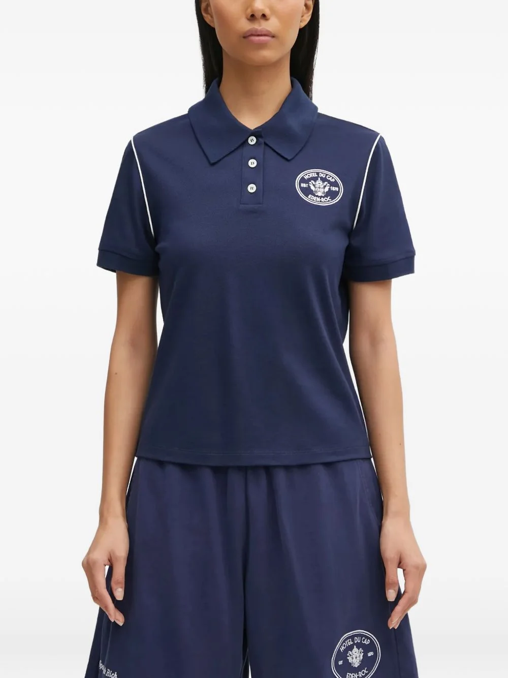 Hotel Eden Roc short-sleeve logo polo shirt - 1