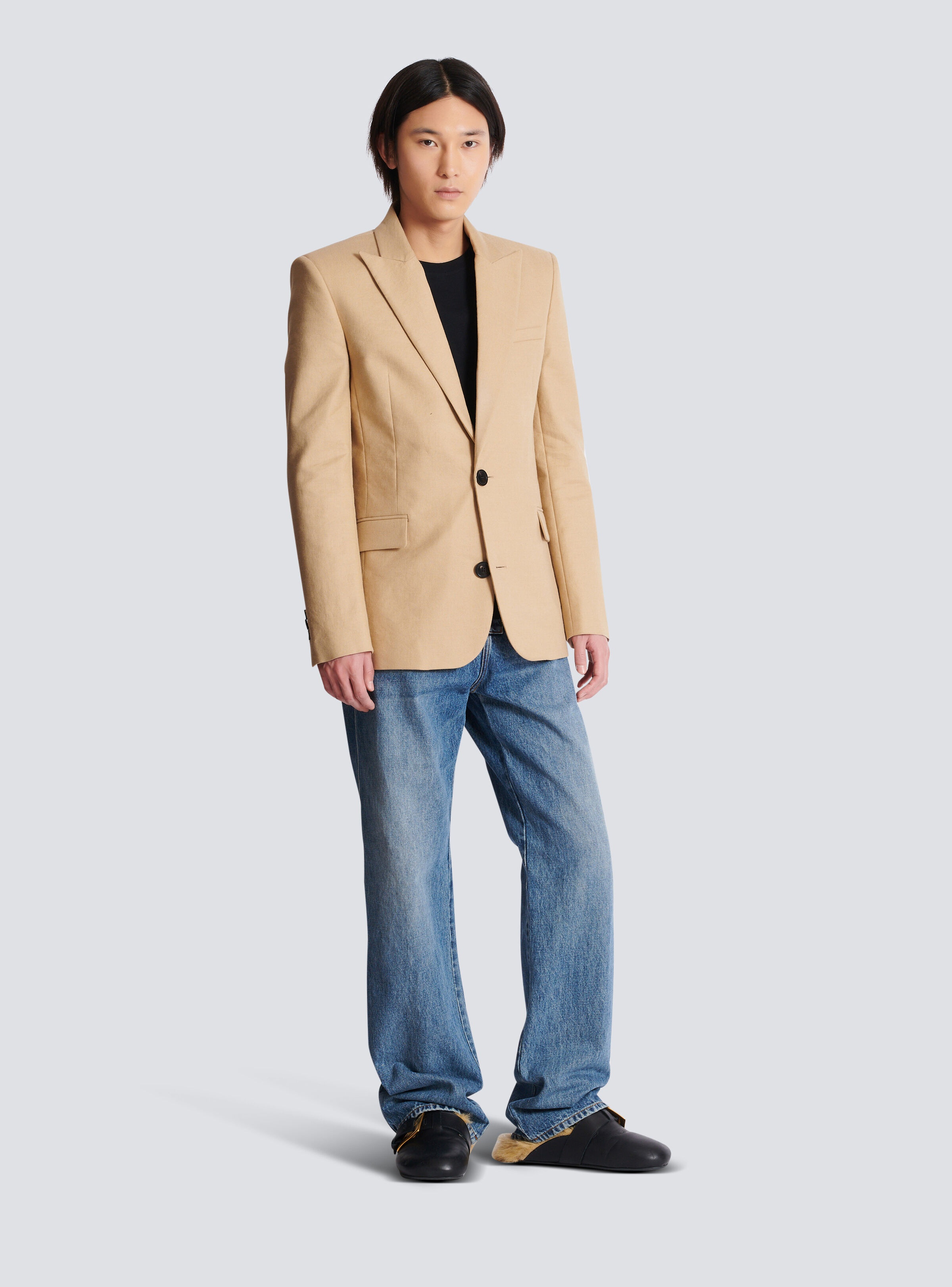 Canvas 2-button jacket - 3