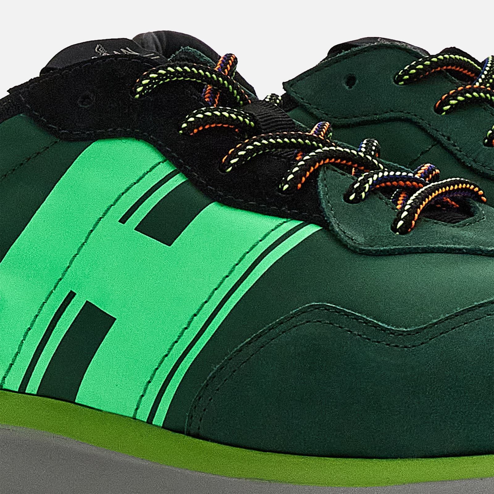 Sneakers Hogan H601 Green Grey - 6