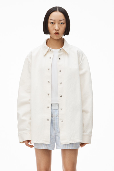 Alexander Wang OVERSIZED SHIRT IN DENIM outlook