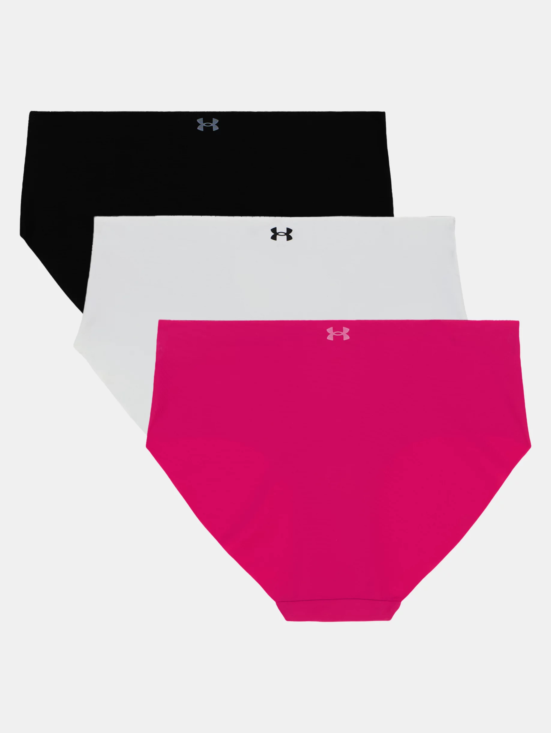 Women's UA Essential Stretch 3-Pack Printed No Show Hipster - 2