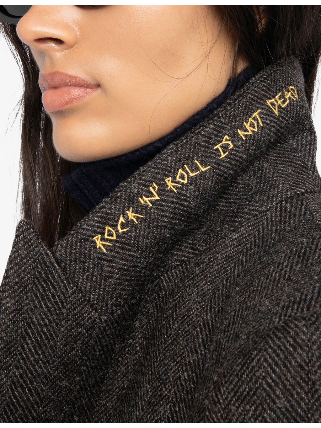 Miew Double-Breasted Wool Blend Coat - 5