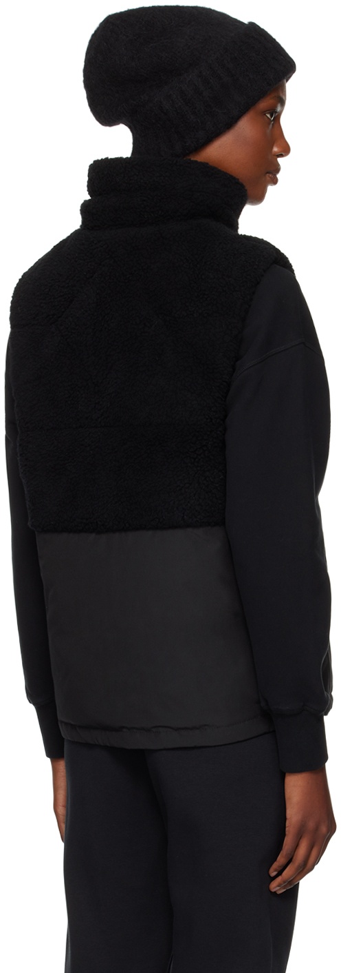 Black 'Black Label' Elora Down Vest - 3