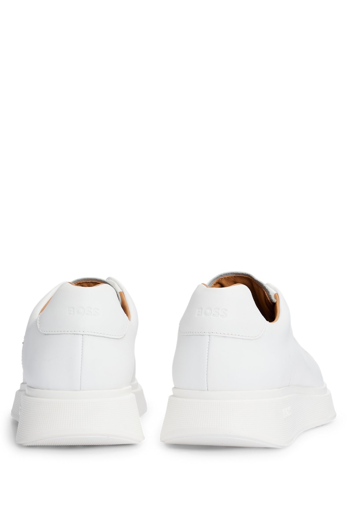LEATHER TRAINERS WITH RUBBER OUTSOLE - 5
