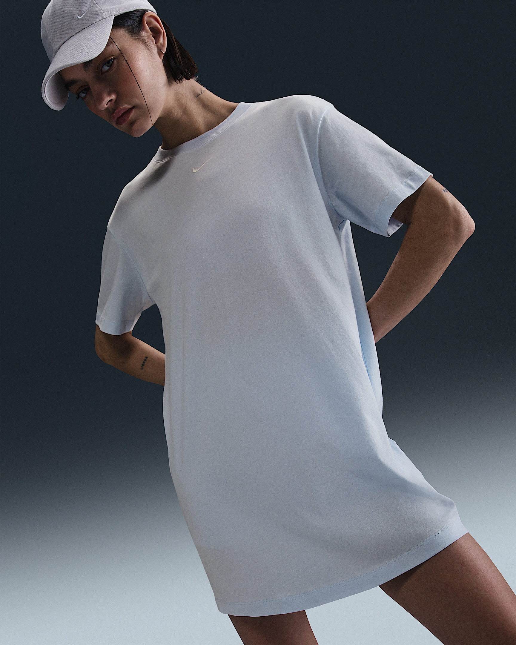 Nike Sportswear Chill Knit Women's Oversized T-Shirt Dress - 2