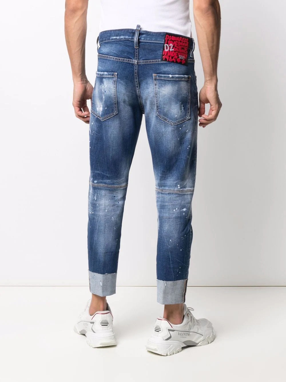 Sailor turn-up jeans - 4