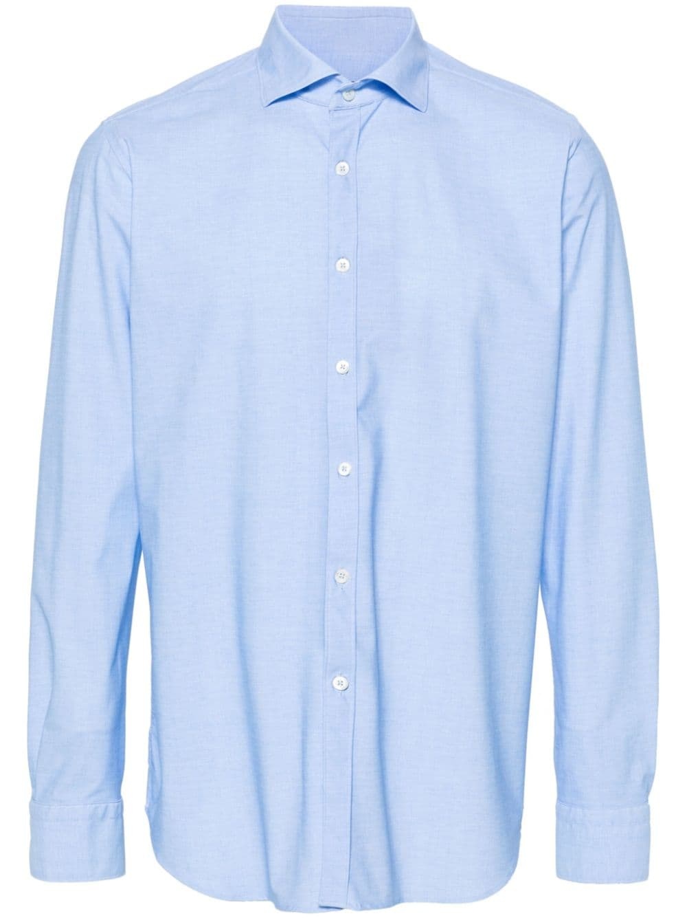 classic-collar long-sleeve shirt - 1