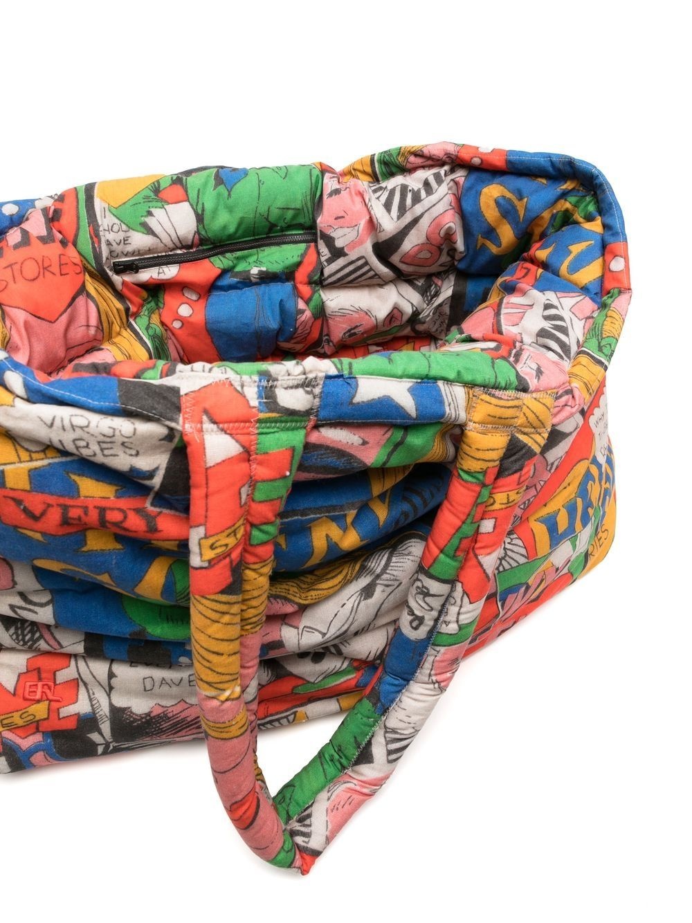 Comics puffer maxi tote bag - 4