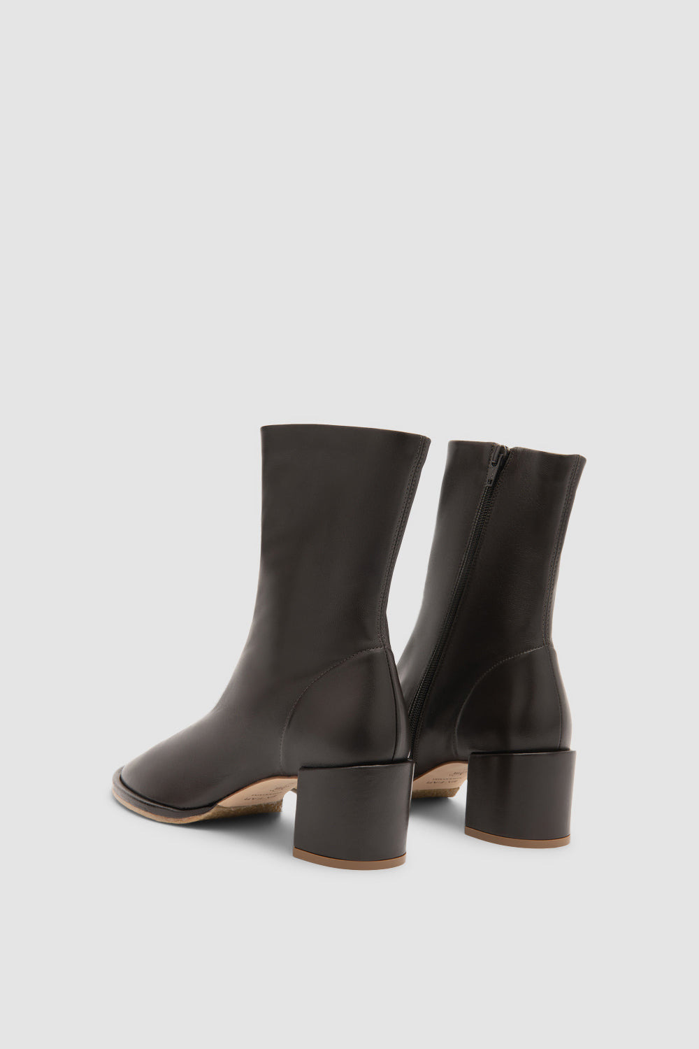 Josiah Ristretto Lamb Nappa Leather Ankle Boot - 4