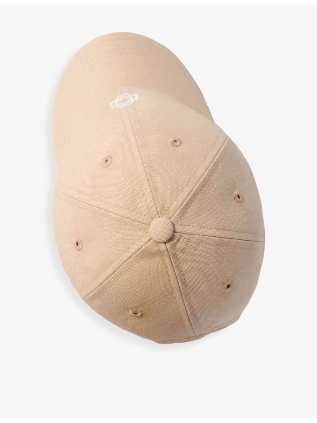 Logo-Embroidered Linen and Cotton-Blend Baseball Cap - 3