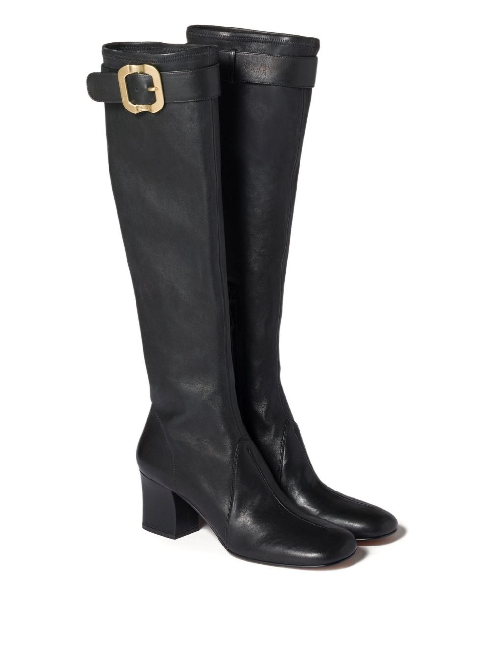 buckle-fastening leather boots - 2