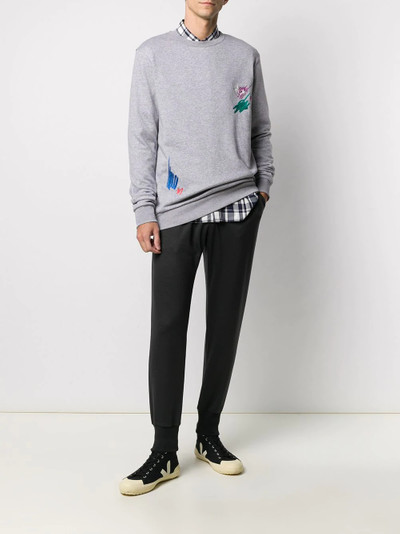 Paul Smith embroidered logo scrawl sweatshirt outlook