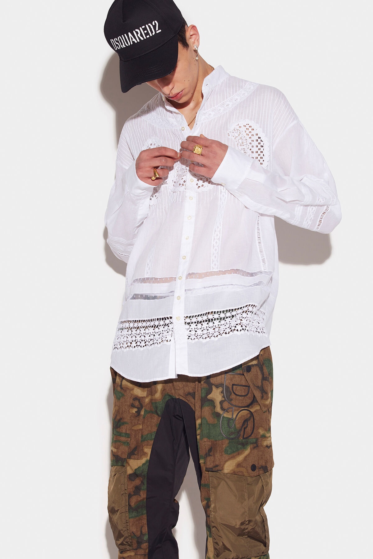 DROP SHOULDER SHIRT - 1